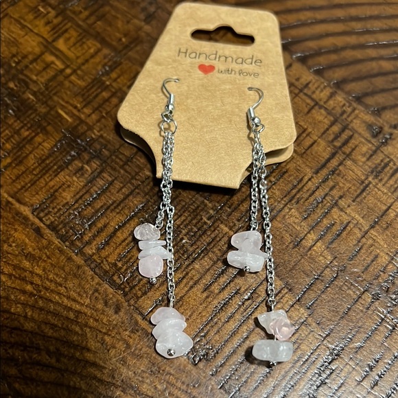 Handmade Multicolor Dangle Earrings - Picture 3 of 6